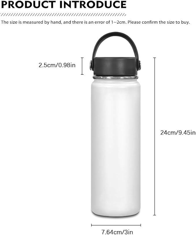 Axolotl Stainless Steel Water Bottle 20 OZ Cherry Blossom Insulated Water Bottle Carrier Sling Bag Water Bottle Pouch Adjustable Strap