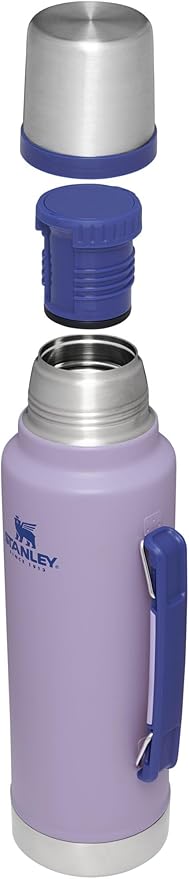 Stanley Classic Vacuum Insulated Wide Mouth Bottle -BPA-Free 18/8 Stainless Steel Thermos for Cold & Hot Beverages
