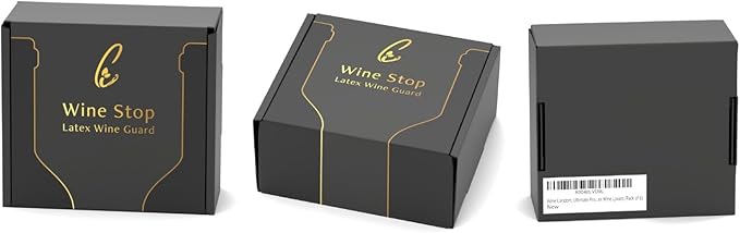 Wine Stopper, Ultimate Protection for Wine Bottles, Made of Food Grade Latex for Wine and Beverages, Unique Gift for Wine Lovers (Pack of 50)