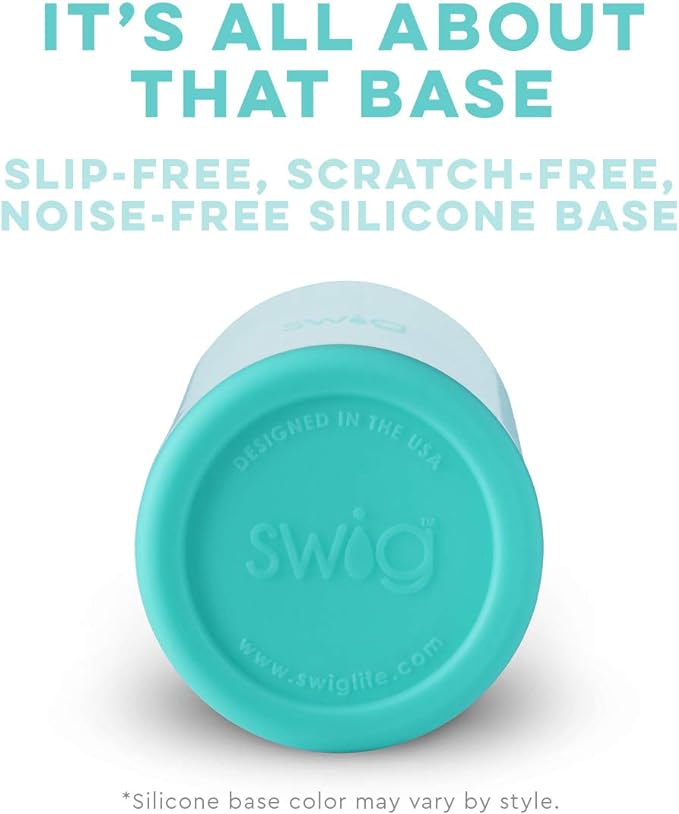 Swig Life 26oz Insulated Water Bottle with Straw & Flip + Sip Handle | Leak Proof, Dishwasher Safe, Cup Holder Friendly, Stainless Steel Water Bottle (Butterfly Bliss)