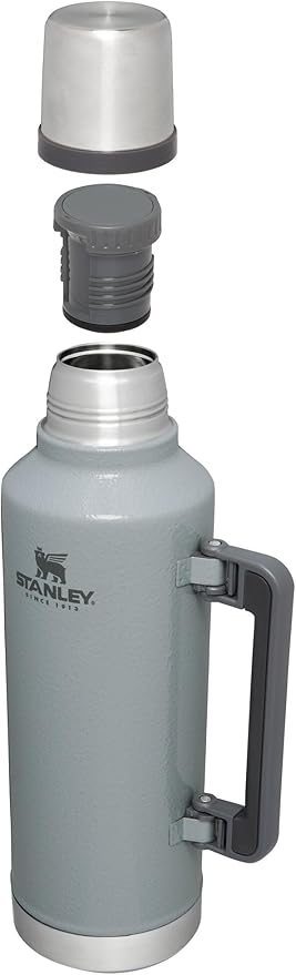 Stanley Classic Vacuum Insulated Wide Mouth Bottle -BPA-Free 18/8 Stainless Steel Thermos for Cold & Hot Beverages