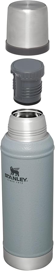 Stanley Classic Vacuum Insulated Wide Mouth Bottle -BPA-Free 18/8 Stainless Steel Thermos for Cold & Hot Beverages