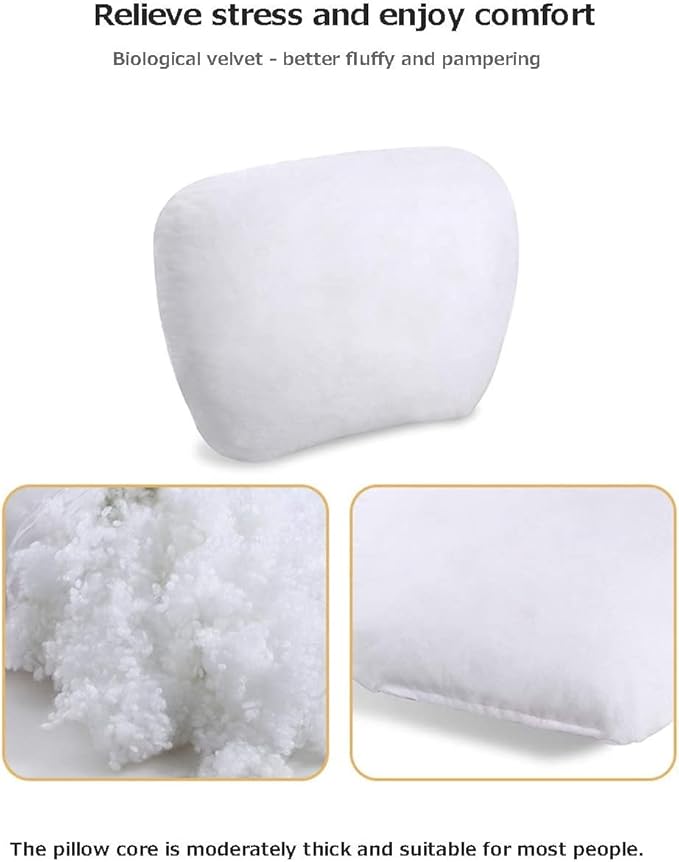 2Pcs Car Neck Pillows for headrests,for Travel Interior Accessories and Suede Support Head Pillows,Balance Neck Pillow Designed to Relieve Neck Pain and Muscle Tension.(Gray)