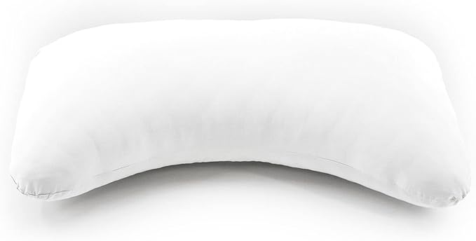 Honeydew King Side Pillow Case - Fits The Scrumptious and Essence Curved Pillows for Side Sleepers - Comfortable and Soft Cooling 100% Viscose Made from Bamboo - King Size (Powdered Sugar White)