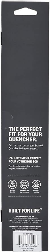 Stanley Reusable Quencher Straws | 4-Pack of BPA-Free, Reusable Straws for Clean Drinking | Perfect for Stanley's 40oz Tumblers | Clear