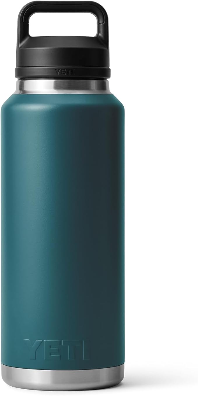 YETI Rambler 46 oz Bottle, Vacuum Insulated, Stainless Steel with Chug Cap, Agave Teal