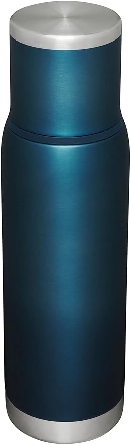 STANLEY Adventure To Go Insulated Travel Tumbler - 1.1QT - Leak-Resistant Stainless Steel Insulated Bottle with Insulated Cup Lid and Splash-Free Stopper