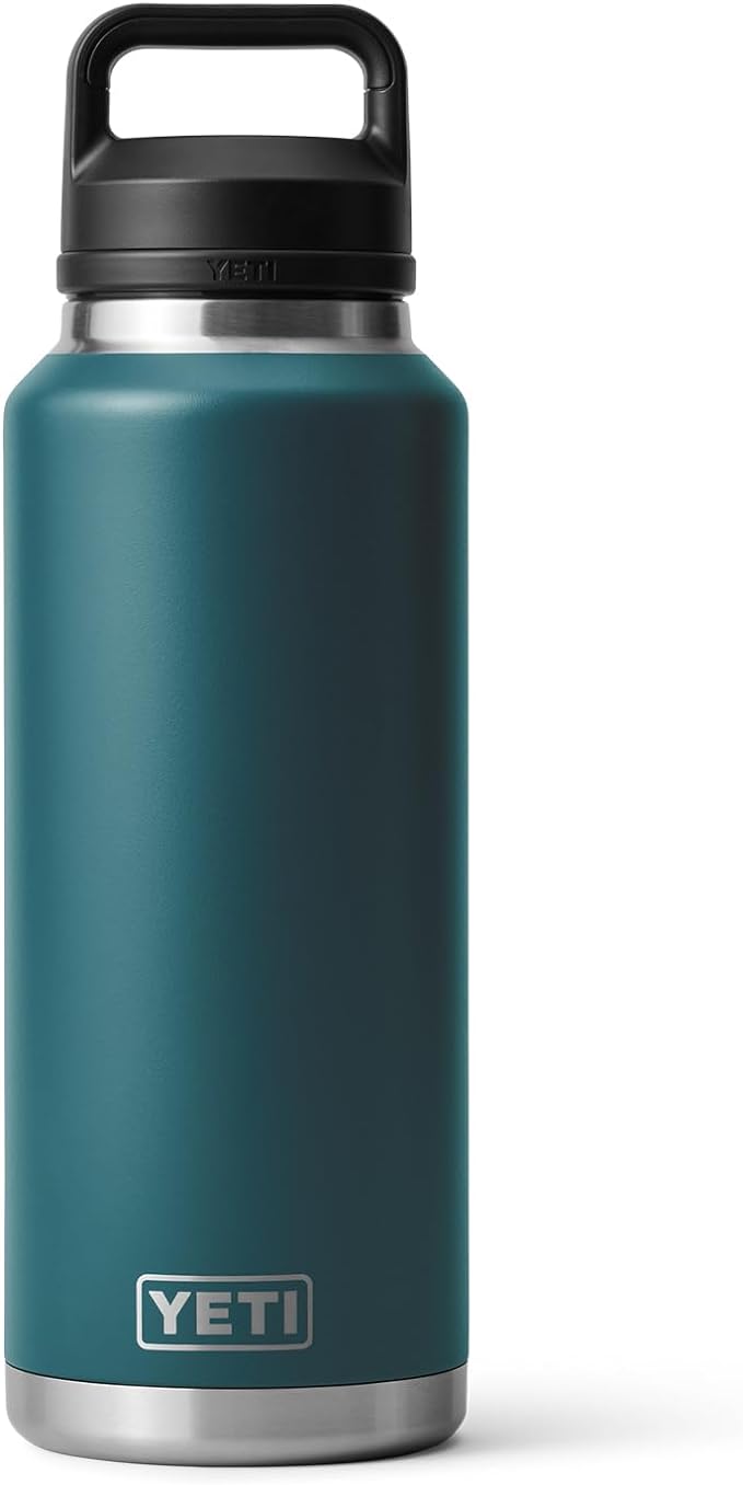 YETI Rambler 46 oz Bottle, Vacuum Insulated, Stainless Steel with Chug Cap, Agave Teal