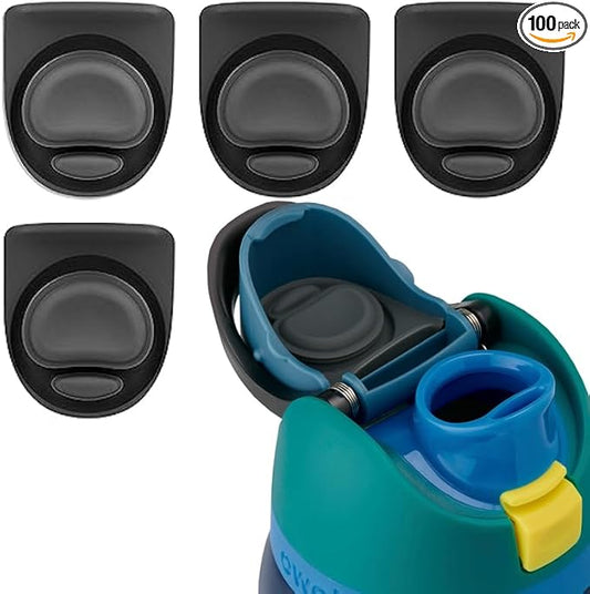 4pcs Replacement Stopper Compatible with Owala FreeSip 24oz 32oz, Water Bottle Top Lid Replacement Parts for Owala 19/24/32/40oz Seal Bottle Cap Mouth Stopper Gasket Silicone Plug Accessories