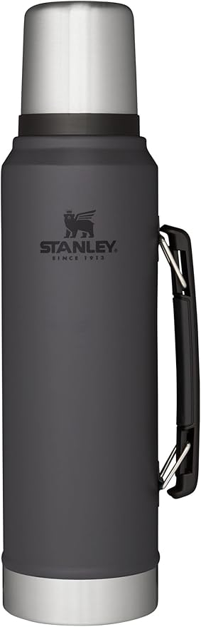Stanley Classic Vacuum Insulated Wide Mouth Bottle -BPA-Free 18/8 Stainless Steel Thermos for Cold & Hot Beverages