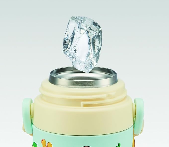 Skater SDPV5-A Children's Stainless Steel Water Bottle, Direct Drinking, 16.2 fl oz (480 ml), Totoro, Light Weight Type, For Girls, Cold Insulation, 3D Printed Waterbottle, Sports Bottle, Cute, Kids,