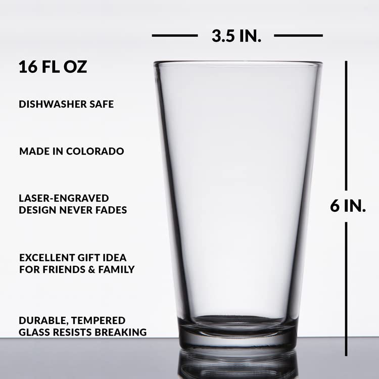SHAMAN WARCRAFT Engraved Pint Glass | Inspired by Warcraft | Great Gamer Gift Idea!