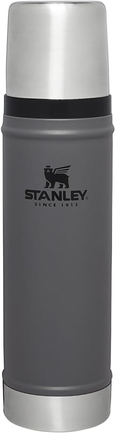 Stanley Classic Vacuum Insulated Wide Mouth Bottle -BPA-Free 18/8 Stainless Steel Thermos for Cold & Hot Beverages