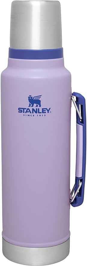 Stanley Classic Vacuum Insulated Wide Mouth Bottle -BPA-Free 18/8 Stainless Steel Thermos for Cold & Hot Beverages
