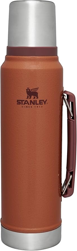 Stanley Classic Vacuum Insulated Wide Mouth Bottle -BPA-Free 18/8 Stainless Steel Thermos for Cold & Hot Beverages