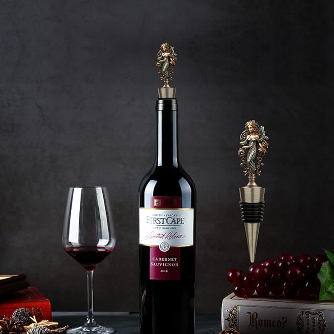 Sunflower Decorative Wine Stoppers, Wine Bottle Stopper with Beautiful Art Glass,Beverage Bottle Stoppers For Gifts, Bar, Holiday Party, Wedding, Wine Stoppers, Wine Stoppers and Pourers (2H821)