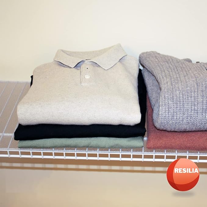 Heavy Duty Vinyl Closet Shelf Liner for Wire Racks or Shelving - for Kitchen Pantry or Cabinet Storage, Clear, 16 Inches x 25 Feet, Non-Adhesive, Waterproof, Stain-Resistant, Cut-to-Size