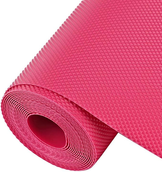 Kitchen Shelf Liner Drawer Liners, Non-Adhesive Refrigerator Liners Waterproof Fridge Mats with Strong Durable Kitchen Cabinets Mat for Drawers, Shelves, Pantry