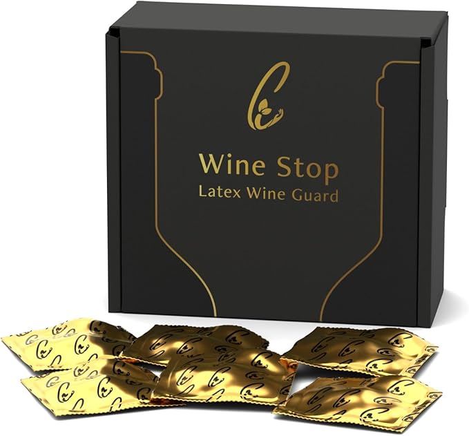 Wine Stopper, Ultimate Protection for Wine Bottles, Made of Food Grade Latex for Wine and Beverages, Unique Gift for Wine Lovers (Pack of 50)