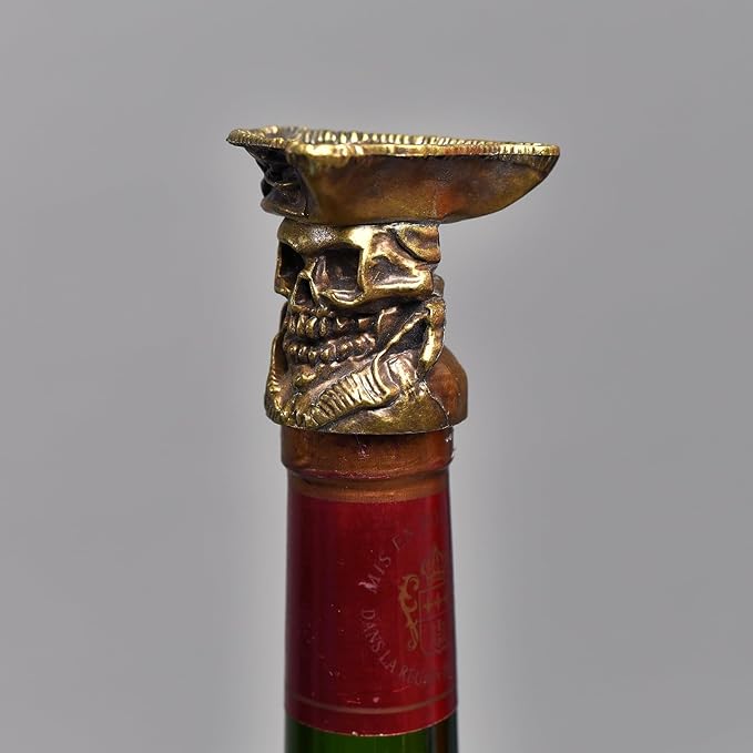 Wine Stopper,Pirate Wine Stoppers for Wine Bottles,Cute Wine Accessories/Kitchen Gadgets