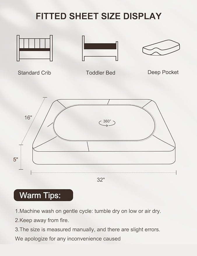 Olive Green Bassinet Mattress Sheets, Muslin Bassinet Sheet 32"x16" for Rectangle, Oval, Hourglass Bassinet Mattress, Moses Basket Sheets (46B-10)