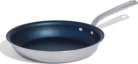 Made In Cookware - ProCoat 10" Non Stick Frying Pan (Harbour Blue) - 5 Ply Stainless Clad Nonstick - Professional Cookware - Crafted in USA - Induction Compatible
