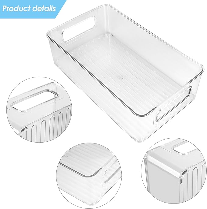 Baby Bottle Organizer Plastic Storage Center for Baby Bottles and Food Jars Baby Bottle Organizer for Cabinet, Perfect Organizer for Kitchen Cabinet, Pantry, Refrigerator, and Countertop(2 pcs)