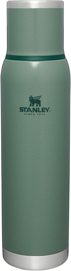STANLEY Adventure To Go Insulated Travel Tumbler - 1.4QT - Leak-Resistant Stainless Steel Insulated Bottle with Insulated Cup Lid and Splash-Free Stopper