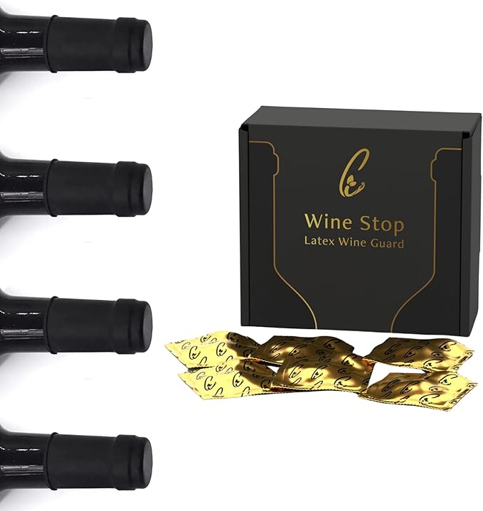 Wine Stopper, Ultimate Protection for Wine Bottles, Made of Food Grade Latex for Wine and Beverages, Unique Gift for Wine Lovers (Pack of 24)