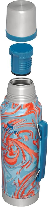 Stanley Classic Vacuum Insulated Wide Mouth Bottle -BPA-Free 18/8 Stainless Steel Thermos for Cold & Hot Beverages