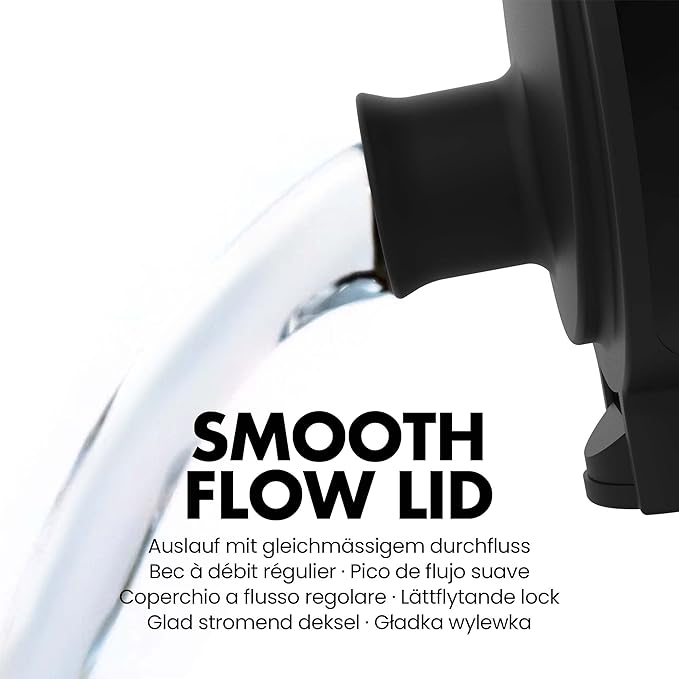 Ion8 Kids Water Bottle, Steel 400 ml/13 oz, Leak Proof, Easy to Open, Secure Lock, Dishwasher Safe, Flip Cover, Carry Handle, Easy Clean, Durable, Scratch Resistant, Raised Print, Dog Dreaming Design