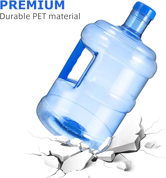 Tofficu Water Jug Portable Water Container with Cover and Handle, Camping Water Container Water Storage Containers for Outdoor Hiking