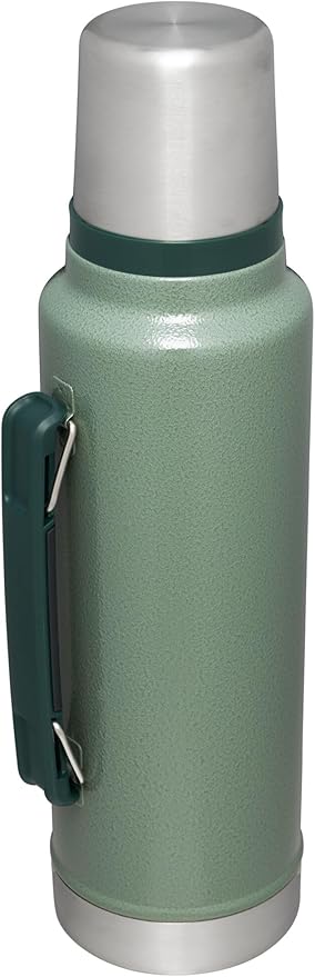 Stanley Classic Vacuum Insulated Wide Mouth Bottle -BPA-Free 18/8 Stainless Steel Thermos for Cold & Hot Beverages