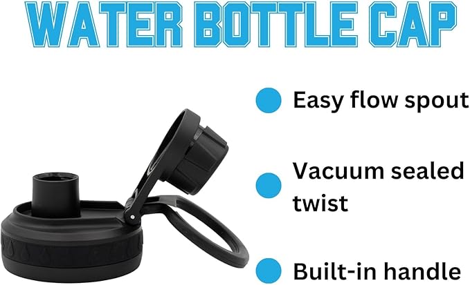 Clemson University Water Bottle - Black Double Walled Stainless Steel 24 oz Keeps Drinks Cold or Hot