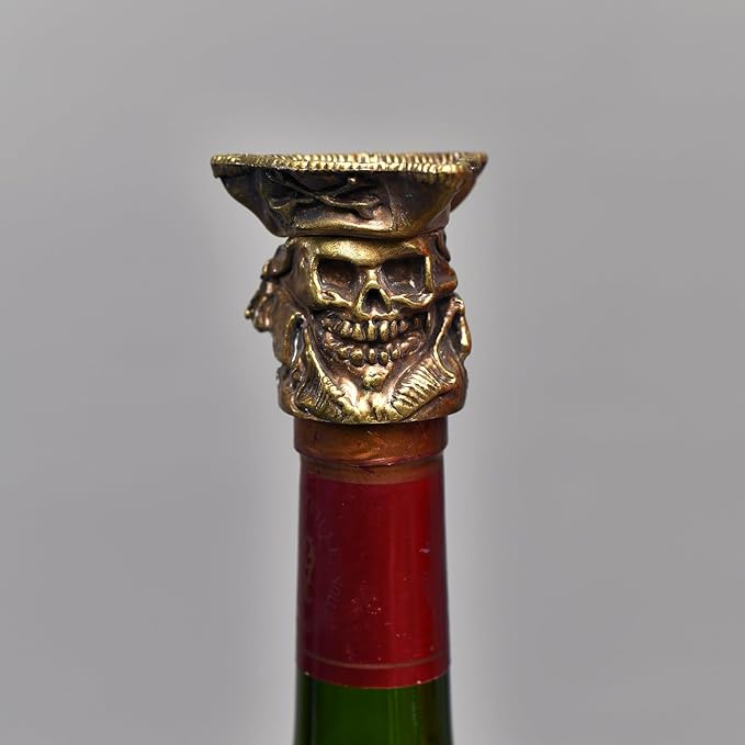 Wine Stopper,Pirate Wine Stoppers for Wine Bottles,Cute Wine Accessories/Kitchen Gadgets