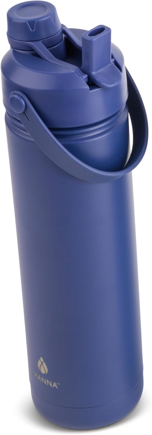 Manna Ranger Dual Insulated Stainless Steel Bottle - 26 Oz - Plumeria Powder Coat