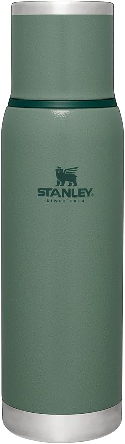 STANLEY Adventure To Go Insulated Travel Tumbler - 1.1QT - Leak-Resistant Stainless Steel Insulated Bottle with Insulated Cup Lid and Splash-Free Stopper
