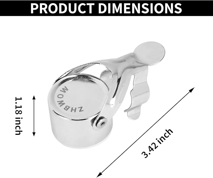 Champagne Stoppers (silvery, 1Pcs) Prosecco Stopper Luxurious Champagne Saver for All Your Bubbly Needs Essential Sparkling Wine Accessory with Innovative Seal Technology & Universal Fit Design