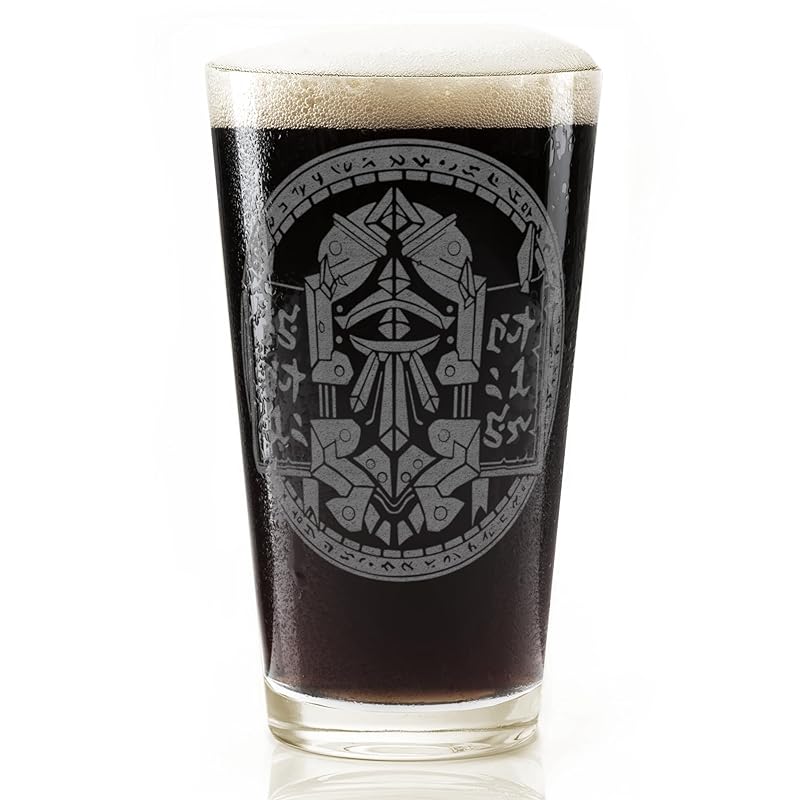MAGE WARCRAFT Engraved Pint Glass | Inspired by Warcraft | Great Gamer Gift Idea!