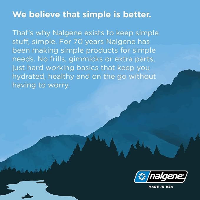 Nalgene Sustain Tritan BPA-Free Water Bottle Made with Material Derived from 50% Plastic Waste, 32 OZ, Wide Mouth, Cosmo
