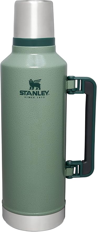 Stanley Classic Vacuum Insulated Wide Mouth Bottle -BPA-Free 18/8 Stainless Steel Thermos for Cold & Hot Beverages