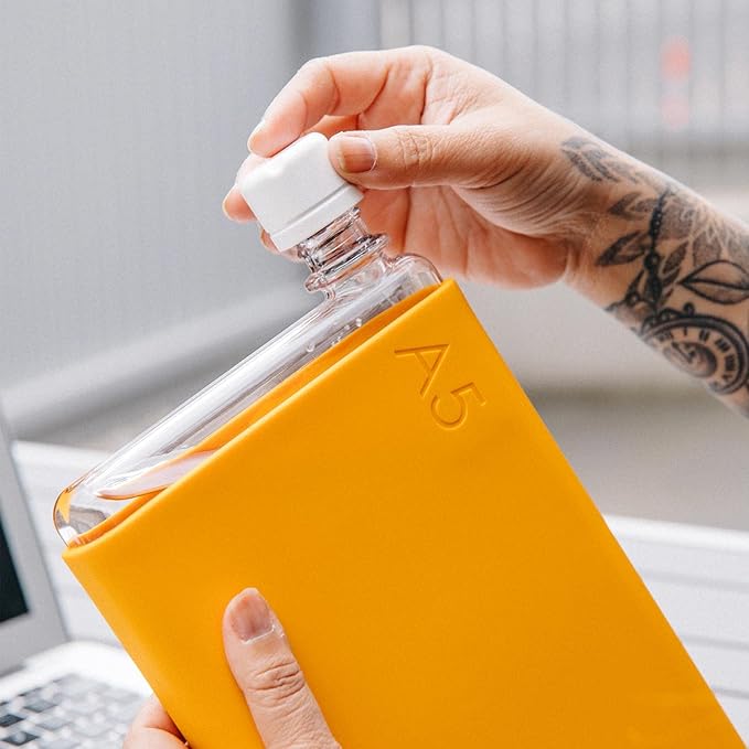 memobottle A5 Silicone Sleeve - Mandarin