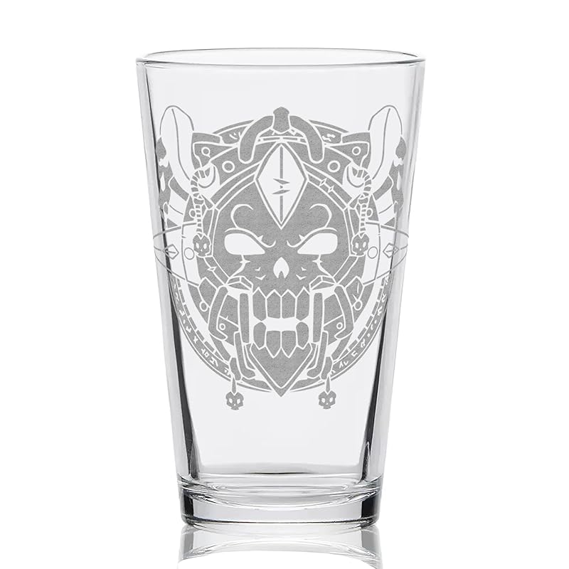 DEATH KNIGHT WARCRAFT Engraved Pint Glass | Inspired by Warcraft | Great Gamer Gift Idea!