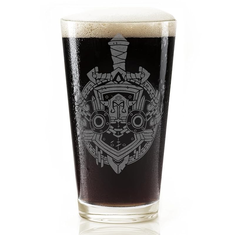 WARRIOR WARCRAFT Engraved Pint Glass | Inspired by Warcraft | Great Gift Idea