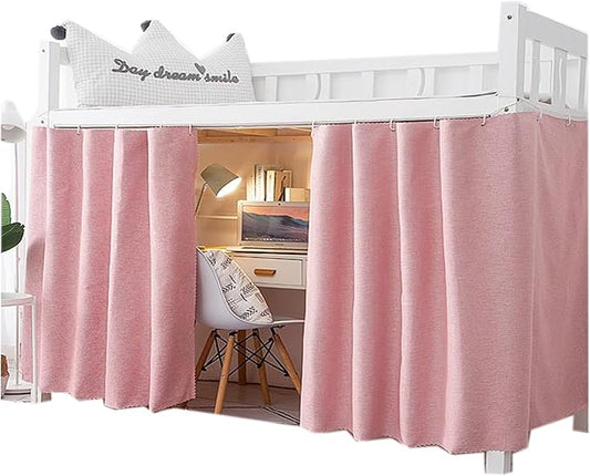 Dorm Home Solid Thicken Bunk Blackout Bed Curtains Cloth Bed Canopy Students Single Sleeper,2panel