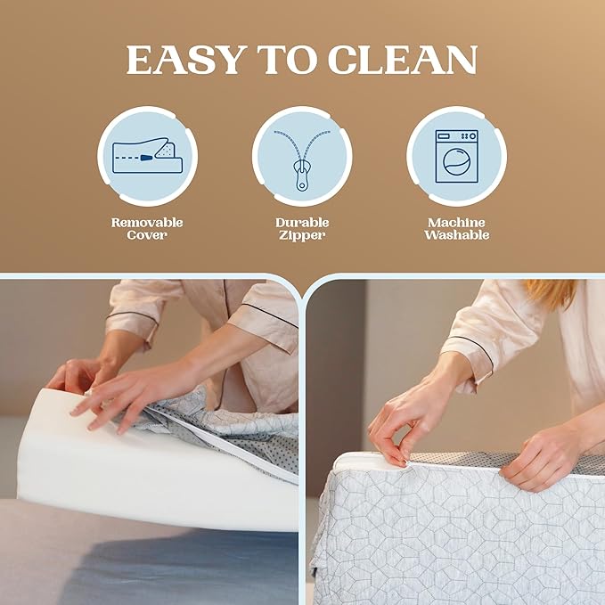 FeelAtHome Bed Gap Filler | Bed Wedge Pillow for Headboard to Close The Gap (0-8") Between Headboard and Mattress - Headboard Pillow Wedge for Twin Bed (39"x10"x5")