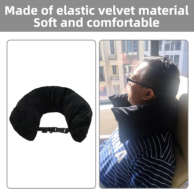 Stuffable Neck Pillow for Travel,Stuffable Travel Pillow,Travel Neck Pillow Stuffable with Clothes Transforms Into Extra Luggage without Excess Fees