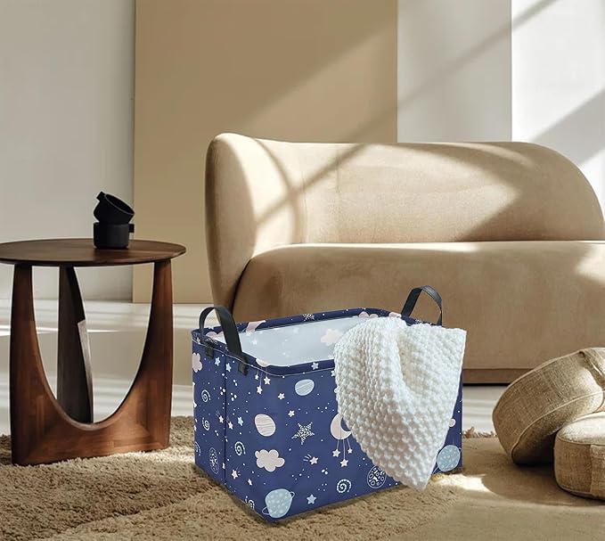 Toy Box Chest Kids Hamper Gift Storage Basket Collapsible Baby Organizer Bin for Girls Boys Bedroom Nursery Living Room Dorm Office Closet Shelf