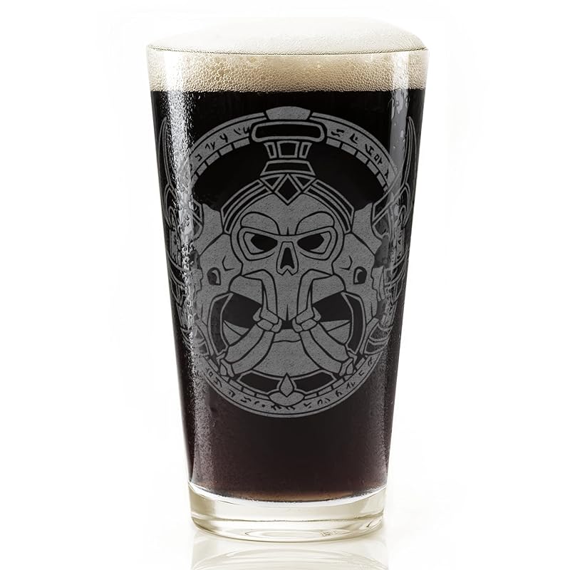 ROGUE WARCRAFT Engraved Pint Glass | Inspired by Warcraft | Great Gamer Gift Idea!