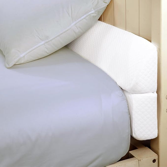 HOMBYS Wedge Pillow Headboard for Bed Gap,Foldable Bed Wedge Gap Filler Twin Size,Matterss Gap Filler,Multi Functional Bed Crack Pillow, Fill The Gap (0-7") Between Your Headboard and Mattress,White